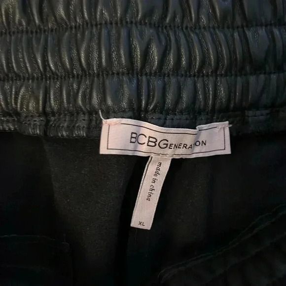 BCBGeneration Faux Leather joggers never worn but no tags - Picture 3 of 5